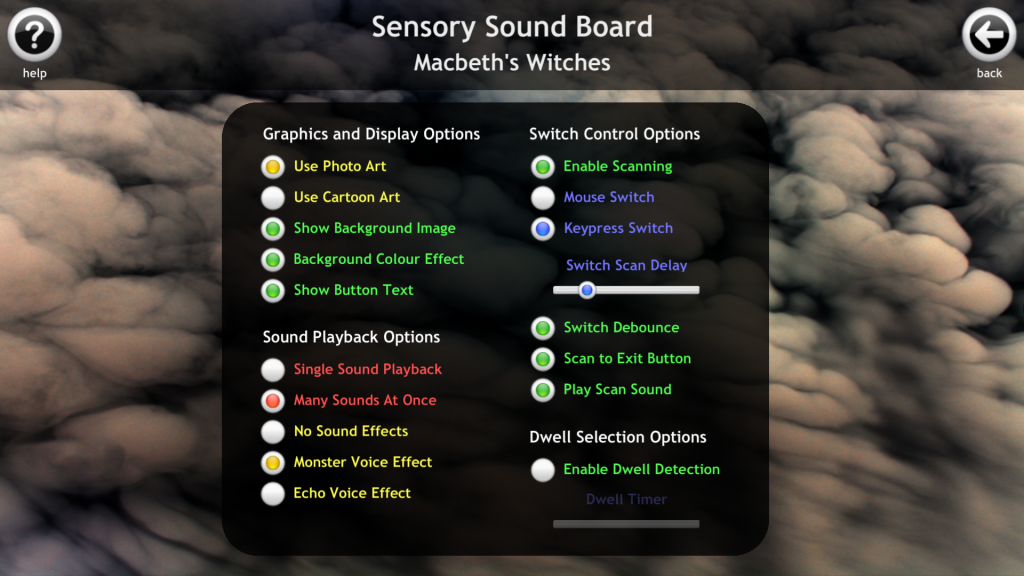 Desktop Settings Macbeth Sound Board